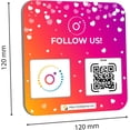 thumbnail image 3 of Instagram Review Plate -1 Pack Adhesive Instant Reviews Signs - QR Code Review plate for Business, Best Customer Feedback Stand, 3 of 5