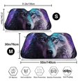 thumbnail image 3 of Kdxio Purple Sky Wolf Print Windshield Sun Shade,UV Rays and Sun Heat Protection,Sunshade for Car Windshield,Car Shade Front Windshield - Medium, 3 of 5