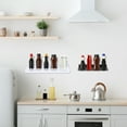 thumbnail image 6 of Uxcell Aluminum Shelves for Wall 16" White Floating Shelves Wall Mount Display Shelf Organizer for Bathroom, 6 of 6