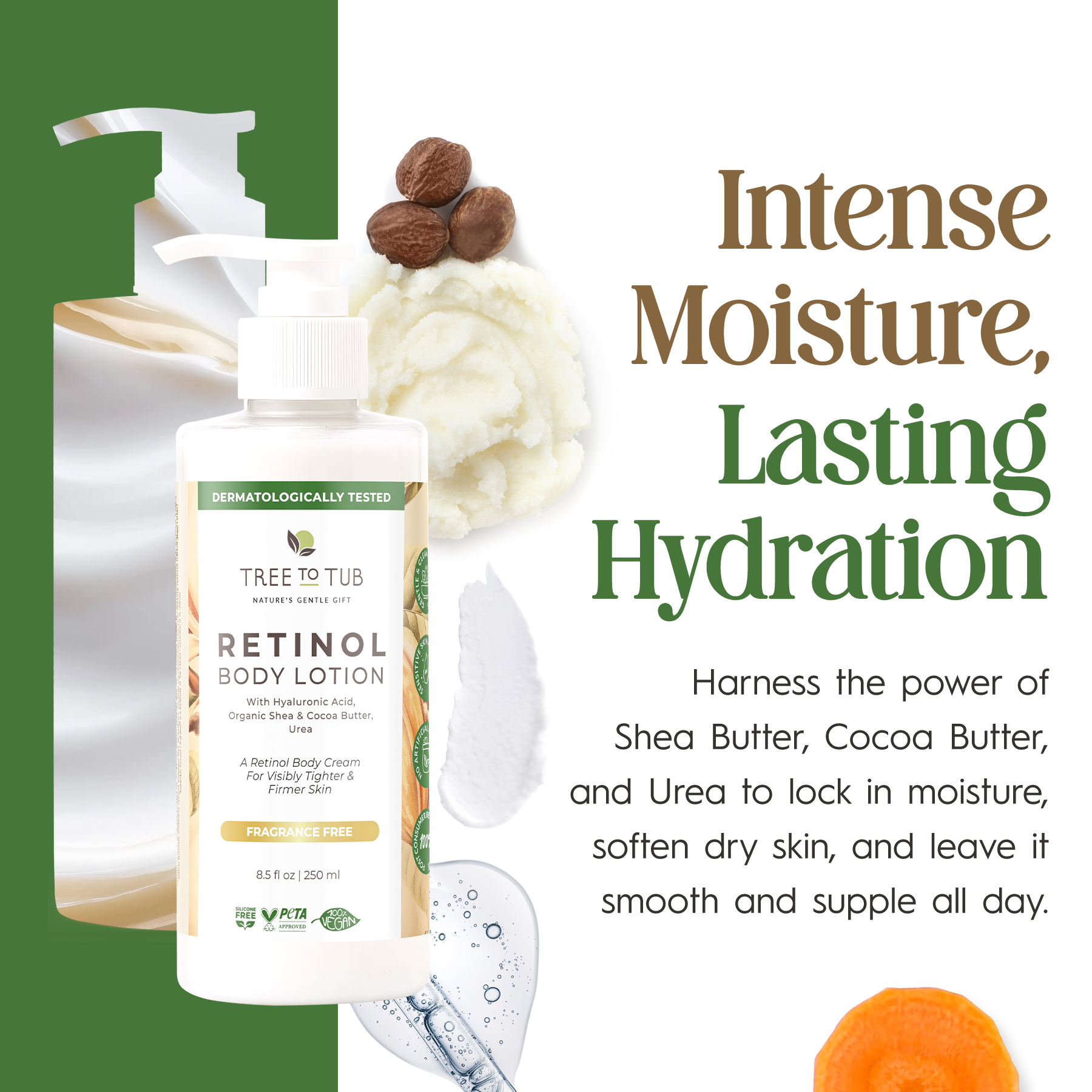 Tree To Tub Retinol Body Lotion, 8.5 oz photo 8