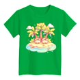 thumbnail image 4 of Short Sleeve Shirts for Girls Carnival Colour Printed Fashion Casual Shirts Oversized Summer Clothes for Teen Girls Girls Outfits 7-8 Years Summer&nbsp;Clothes, 4 of 4