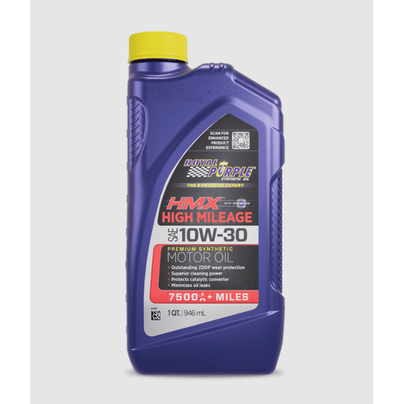 Royal Purple HMX 10W-30 High Mileage Motor Oil, Universal Vehicle Type, 1 Quart