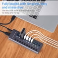 thumbnail image 3 of Estación 985a 10 Puerto USB 3.0 HUB USB Splitter Hub USB Estacia de Acoplamiento, 3 of 7