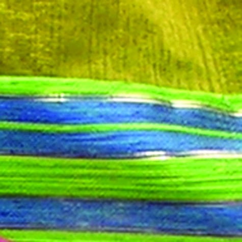 Club Pack of 6 Yellow and Green Contemporary Gift Bag 7" x 11"