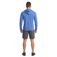 thumbnail image 3 of ZBORIBER Men's Hooded T-shirt, Moisture-wicking,Quick-drying,Highlighter Chambray,Sizes S-3XL, 3 of 10