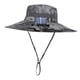 thumbnail image 4 of Sombrero para el sol Yinane sombrero de enfriamiento con ventilador de ala ancha para viajes playa exteriores hombres y mujeres verano tinta gris oscuro, 4 of 8