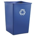 thumbnail image 2 of Rubbermaid Recycling Container, Square, Plastic, 50 Gal, Blue, 2 of 2