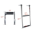 thumbnail image 2 of Marinebaby Stainless Steel 2 Step Over Platform Telescoping Boat Ladder, 2 of 6
