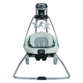 thumbnail image 2 of Graco DuetSoothe Baby Swing and Rocker with Portable Seat, Sapphire Green, 2 of 7