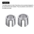 thumbnail image 4 of Uxcell 4 Pairs Battery Positive Post Shims Battery Terminal Adapter Battery Adapter Sleeves for Cars RV, 4 of 4