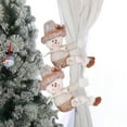 thumbnail image 4 of Zhourta Christmas Doll Curtain Tiebacks Featuring Pine Needle Design and Festive Hats Perfect for Holiday Home Decor Ideal for Living Room Bedroom and Seasonal Celebrations, 4 of 6