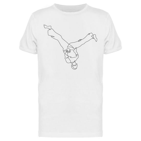 Capoeira Fighter Sketch T-Shirt Men -Image by Shutterstock, Male 3X-Large