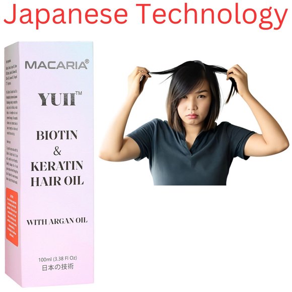 YUII Biotin & Keratin Hair oil Origianlly | biotin hair growth | biotin hair oil|biotin oil for hair growth |super blend biotin oil | biotin oil for hair thanks