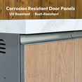 thumbnail image 5 of Side Cabinet with Wood Pattern Panels, 5 of 11