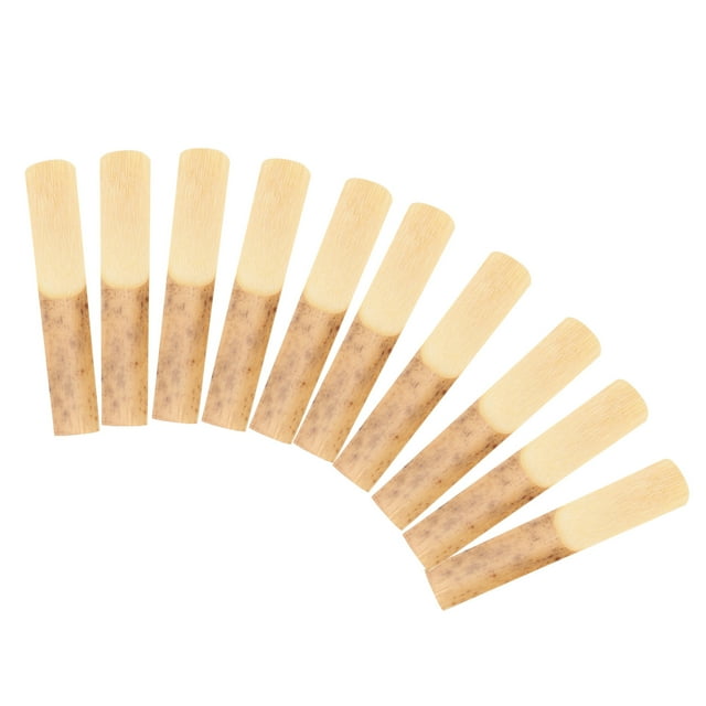 Clarinet Reeds, Durable Bb Traditional Sax Reeds 10PCS With Protection Cover For Instruments