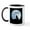 White/Black Inside, variant on CafePress - Howling Wolf Mug - 11 oz Ceramic Mug - Novelty Coffee Tea Cup
