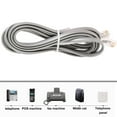 thumbnail image 4 of Xiao Hua 3Pcs Fixed Telephone Extension Cable, Suitable for Home and Office, Grey, 4 of 4