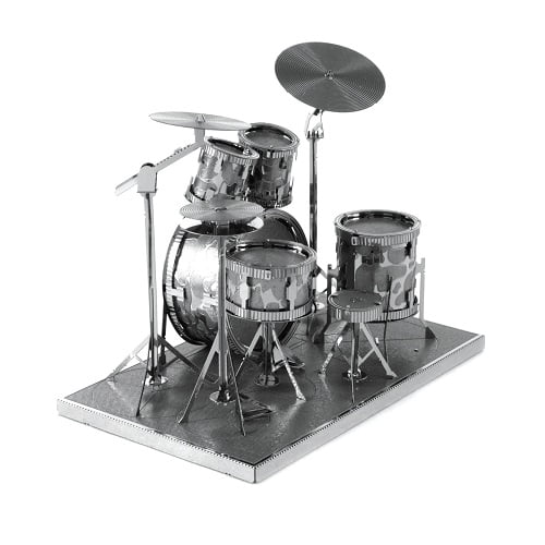 Fascinations Metal Earth 3D Laser Cut Model Drum Set for sale online 