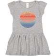 thumbnail image 3 of Inktastic Lake Powell Retro Sunset Girls Toddler Dress, 3 of 5