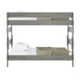 thumbnail image 4 of Plank+Beam Solid Wood Farmhouse Twin over Twin Bunk Bed for Adult, Driftwood, 4 of 5