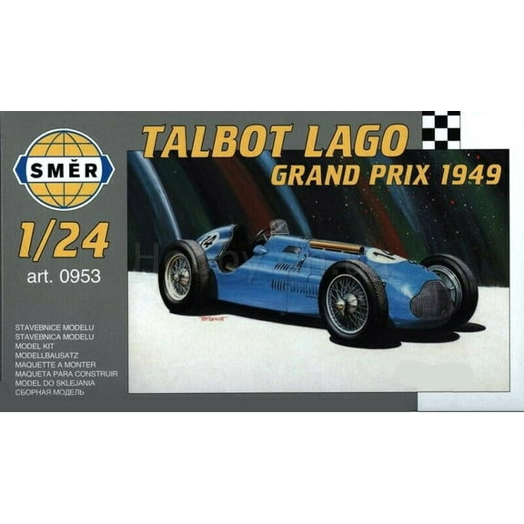 Talbot Lago Grand Prix 1949 race car (1/24 plastic model kit)
