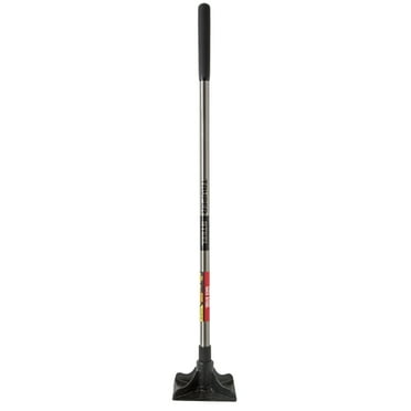 Truper Tru Pro 8" x 8" Steel Tamper with Steel Handle, 48"