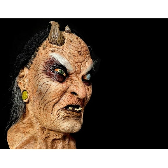 The Witch Grandma Methuselah - Lord Grimley's Manor Halloween Adult Unisex Latex Full Mask