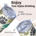 thumbnail image 4 of 20OZ Dog Design Birthday Tumbler with Handle Straw and Lid Paw Print Coffee Mug for Women Friends Unique Holiday Gifts Durable and Long Lasting, 4 of 6