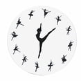 thumbnail image 1 of Relaj de Pared de Batarina, relaj de Pared de Baile de Ballet Acrílico Lectura Transparente de Presión Múltiple Resistente A la Presión Silenciosa Para Dormitorio, 1 of 7