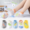 thumbnail image 2 of Odeerbi Toddler Girls Boys Socks Cozy Breathable Cute Summer Dinosau Baby Non-slip Socks, 2 of 9