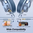 thumbnail image 4 of Auriculares OneOdio A70 Bluetooth para colocar sobre las orejas con 72 horas de reproducción, 4 of 7
