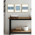 thumbnail image 7 of SHENIFY Abstract Boho Wall Art Blue White Grunge Geometric Wall Decor Minimalist Bohemian Prints for Living Room 11x14in3pcs Neutral Framed, 7 of 7