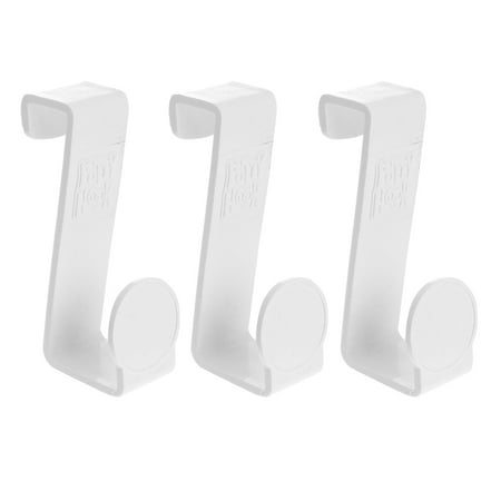 

3pcs Potty Hook Multifunctional Plastic Hanging Hook Punch Free Cabinet Hook