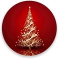 thumbnail image 3 of Christmas Tree Coasters Absorbent Moisture Non-Slip Drink Coaster Ceramic Stone with Cork Base Desktop Protection, 2PCS, 3 of 6