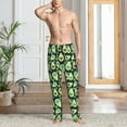 thumbnail image 2 of Balery Avocado Heart Pantalones de pijama para hombre, pijama ultraligero, pantalón de descanso-3X-Large, 2 of 6