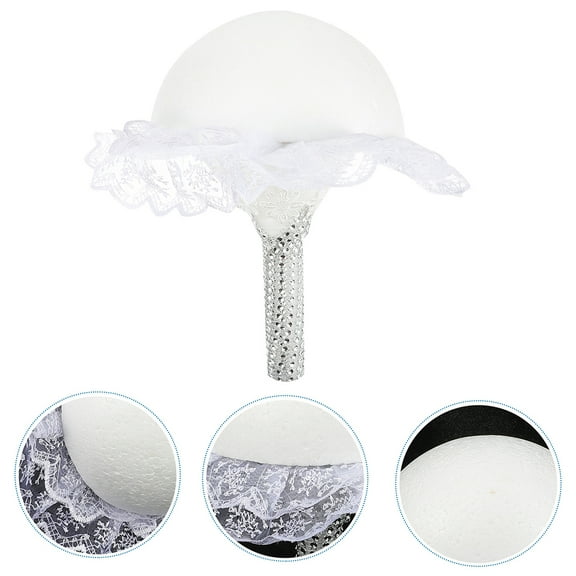 OUNONA Bouquet Material Foam Wedding Bouquet Holder Fresh Flowers Bouquet Holder Plastic Stand Bouquet Holders for Artificial and Fresh Flowers