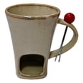 thumbnail image 4 of Taza de fondue de chocolate Accesorios de cocina Queso Dulces Olla caliente Chocolate derretido Beige, 4 of 9