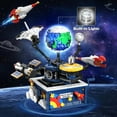 thumbnail image 3 of Juguete de construcción CUBIMANA Planet Rotary Space con luz, 554 unidades, 3 of 8