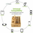 thumbnail image 2 of Bamboo Multi Device Charging Station with Ample Storage, 2 of 5