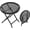 Black, variant on PEXMOR Outdoor Side Table, Patio Folding Table with Sturdy X-Shaped Metal Frame Ideal for Indoor & Outdoor