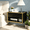 Black, variant on Catrimown Black & Gold Floating Nightstand, Wall Mounted Bedside Table with Drawer & Open Shelf for Bedroom