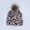 Pink, variant on Women Lady Plush Bubble Leopard Printed Knitted Beanie Hat Baggy Slouchy Ski Cap