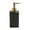 Black, variant on DQQ153 Simple Square Ceramic Soap Dispenser Bathroom Lotion Dispenser Push Bottle