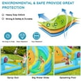 thumbnail image 5 of Ktaxon 7-in-1 Inflatable Water Slide Bounce House with Blower, Dual Slides Water Park, Large Climbing Wall & Basketball Hoop for Kids Backyard, 5 of 8