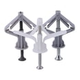 thumbnail image 3 of WRITWAA 250PCS Expansion Screw Gypsum Board Plug White for Builders Fixing, 3 of 8