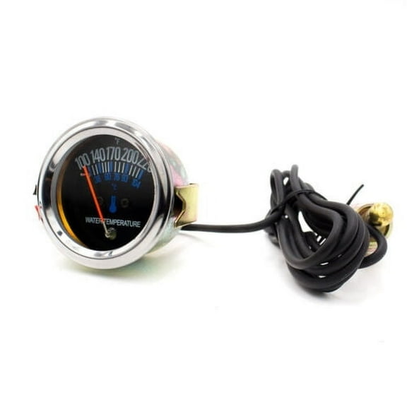 2'' 52mm Pointer Mechanical Car Water Temp Temperature Gauge Black Face ℃ & ℉
