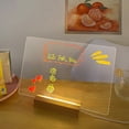 thumbnail image 3 of RKSTN Lighting Message Board DIY Erasable Vertical Desktop Luminous Writing Board Handwriting Board Small Blackboard LED Fluorescent Board, 3 of 5