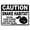 Black on White, variant on Caution Snake Habitat Sign