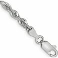thumbnail image 1 of 10K White Gold 3.35mm D/C Quadruple Rope Chain (7 X 3.35) Made In Peru 10wqt025-7, 1 of 4