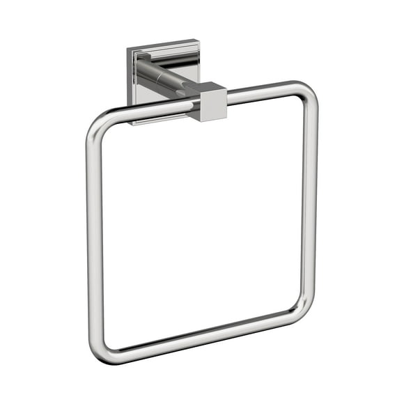 Amerock Bh3607226 | Chrome Towel Ring | 7-1/16 In (179 Mm) Length Towel Holder | Appoint | Hand Towel Holder For Bathroom Wall | Small Kitchen Towel Holder | Bath Accessories